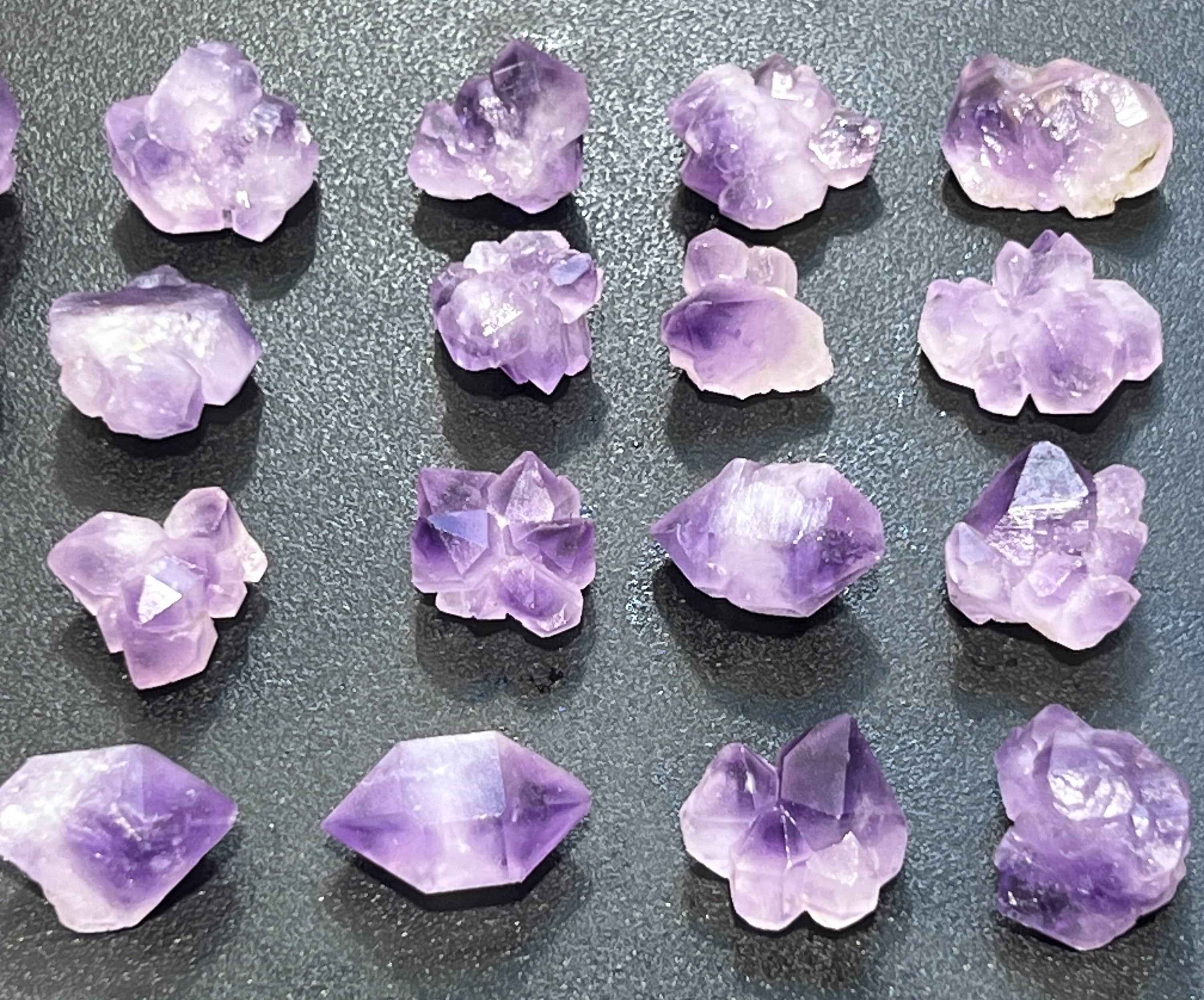 Amethyst Mini Crystal Clusters (1 LB) One Pound Bulk Wholesale Lot Raw Natural Gemstones Healing Crystals And Stones
